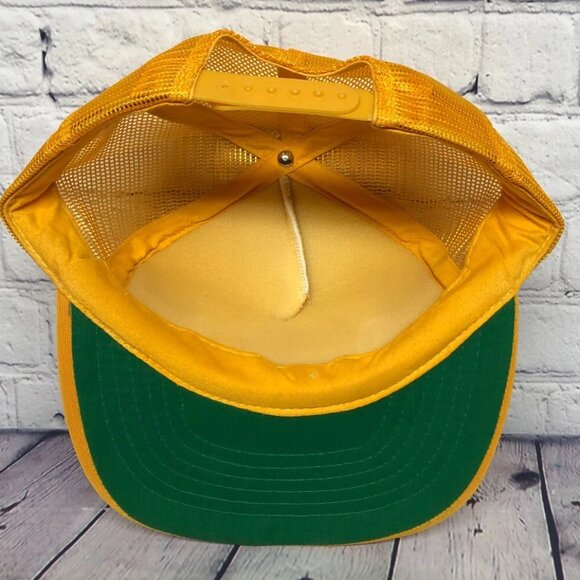 Vintage OMNI Communications Ltd. Red Deer Trucker Hat Mesh Cap Snapback Patch - Picture 5 of 7